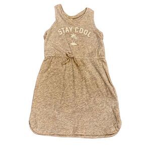 Crazy 8 Tank Dress Stay Cool Light Gray Size 2T